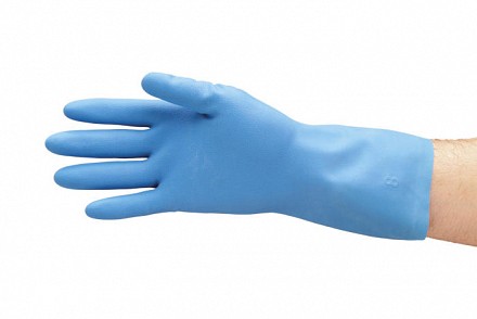 Glove Blue Silverlined Ambidextrous HD Medium Pk24